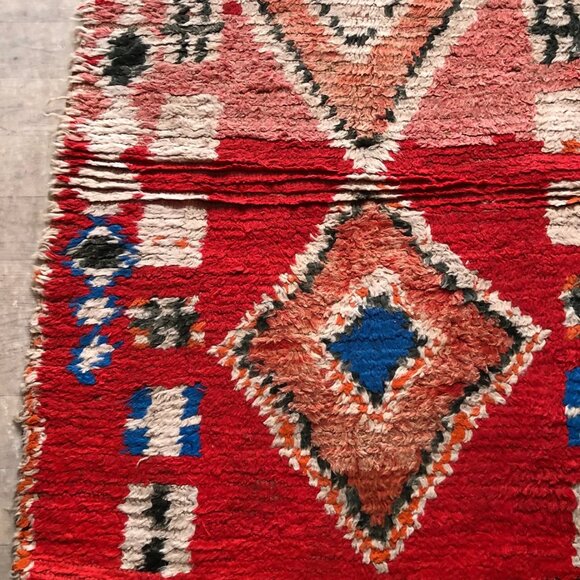 Vintage 1980s Berber Runner - Authentically handwoven treasure -Wool carpet rug - Picture 2 of 5